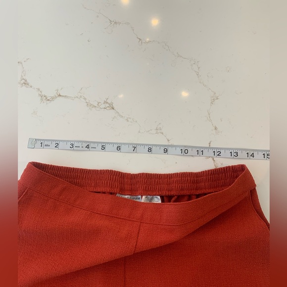 Vintage Alfred Dunner Pants Set Gold Embellished Short Sleeve Top Size 14 P - Picture 9 of 16